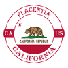 Placentia California Flag USA Souvenir Badge