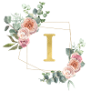 Customizable Monogram I Floral