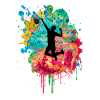 Volleyball dans PopArt