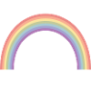 Rainbow Stripes Mrs and Mrs