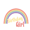Birthday Girl Rainbow Birthday Girl