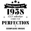 fabriquée en 1958