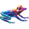 Bunter Frosch