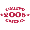 Limited Edition 2005 18th birthday