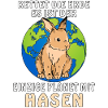 ERDE MIT HASEN