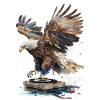 DJ grattant Eagle