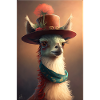 Lama Hat Drôle Doux