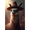 Lama Hat Drôle Doux