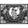 Ouija Board skeletons in love Sticker