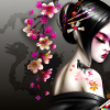 Geisha-Stil: Pullover, Tassen & Taschen