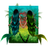 Mermaids at sunset