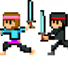PixelArt Ninja fight