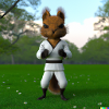 Karate Hörnchen