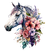 Pferd Boho Blumen Design