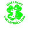 Volleyball St. Patrick's day shamrock