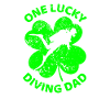 Tauchen St. Patrick's Day Kleeblatt