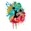 Cheerleaders in PopArt