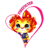Firefighter, lion love
