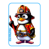 Firefighter, penguin lover