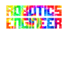 Robot Robotics Engineer Tie Dye