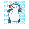 Penguin loves dance animal Antarctica