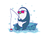 Penguin Fishing Antarctica Bird Animal