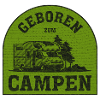 Geboren Zum Campen Patch
