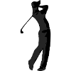 Golfer-Silhouette