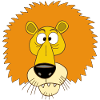 Lion that squints