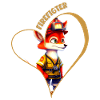 Firefighter, fox love