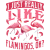 Flamingo Spruch