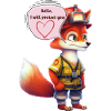 Firefighter, i will protect you, fox