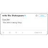 Funny Shakespeare Tweet