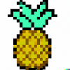 Pixelart Annanas