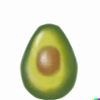 Avocado Unscharf