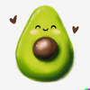 Happy avocado