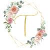 Customizable Monogram T Floral