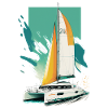 Catamaran = Adventure of Freedom