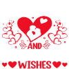 Love Kisses and Valentine Wishes