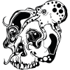 Skull // Octopus // Squid // Illustration