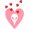 Alien Herzchen