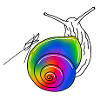 Rainbow snail