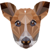 Hund Dog Polygon Dreieck