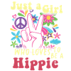 Hippie Fred Groovy Flowerpower Boho Woodstock