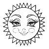 Gesicht der Sonne