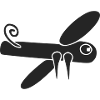 Stylized dragonfly
