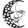 The moon has two faces