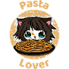 Pasta lover cat