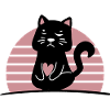 Schwarze Katze