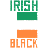 Mi-Irlandais Mi-Chemise Noire Saint-Patrick